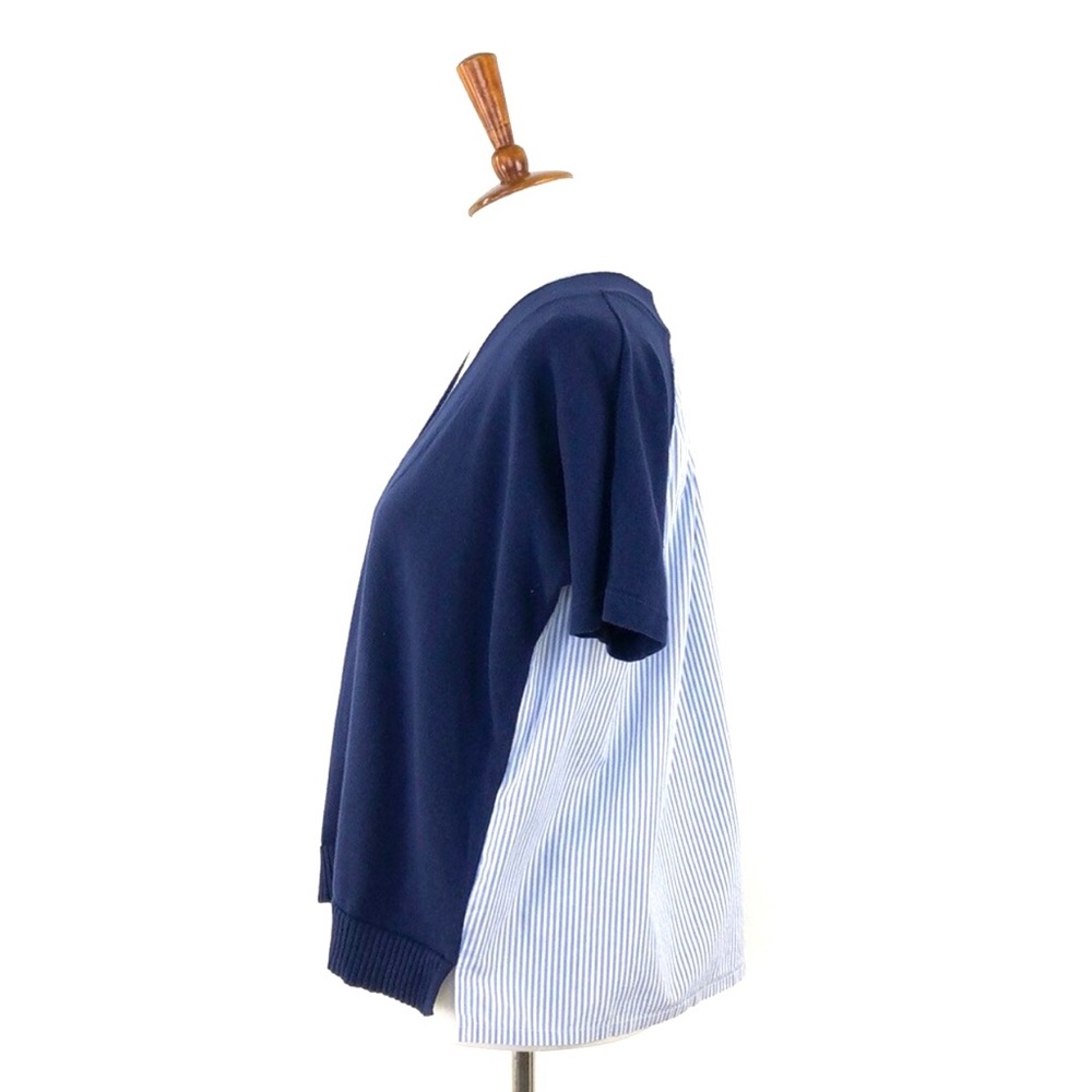 Vineyard Vines Blue Solid / Striped Short Sleeve … - image 3